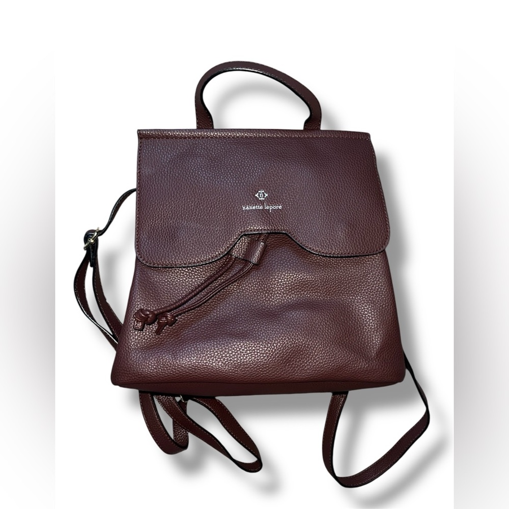 Nanette Lepore faux leather backpack